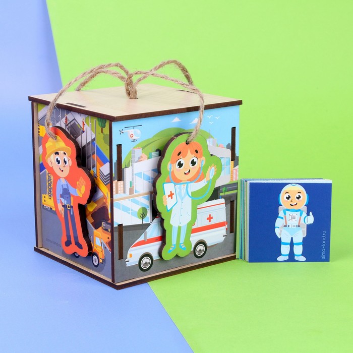 

Развивающий бизикубик «Изучаем профессии»