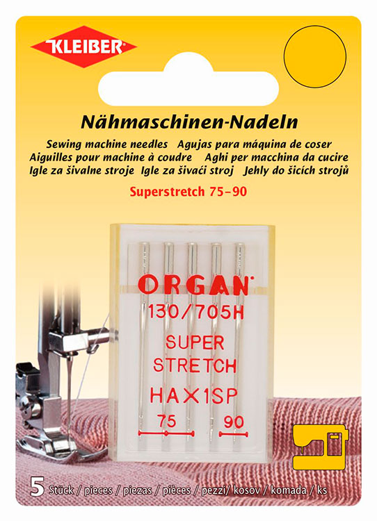 Набор игл Kleiber для швейной машинки ORGAN, стрейч, размер 75-90, сталь, 5шт в наборе dvorak schubert klavierkonzert wanderer fantas richter svat kleiber carlos