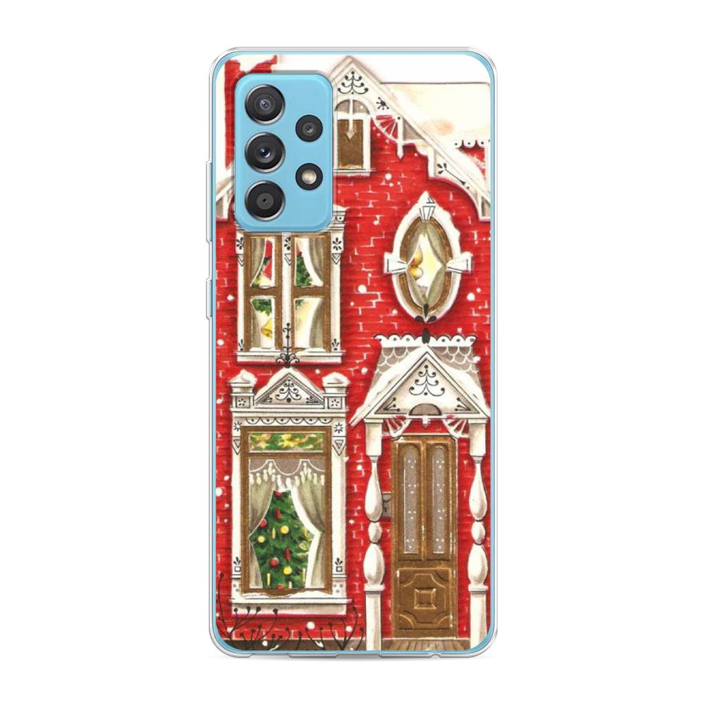 

Чехол для Samsung Galaxy A52/A52s "Пряничный домик", Белый;красный;зеленый, 2102450-5