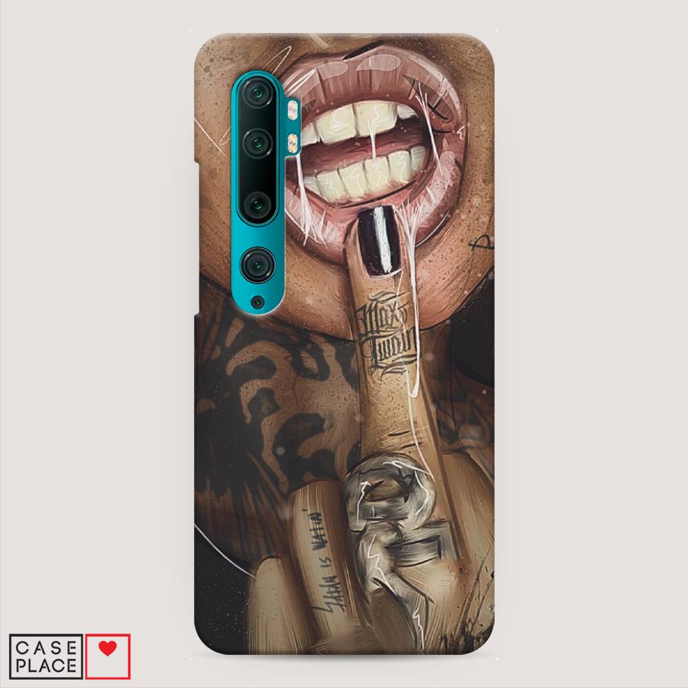 

Пластиковый чехол "Девушка с татуировками" на Xiaomi Mi Note 10, 37320-7