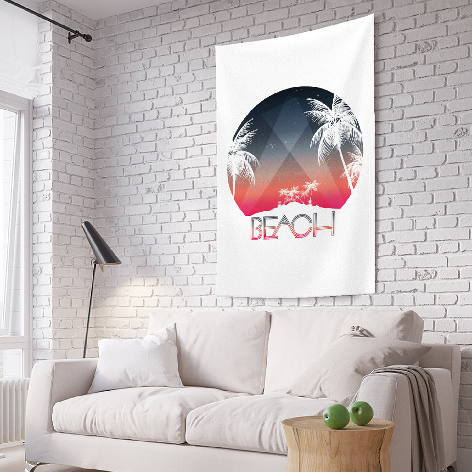 

Вертикальное фотопанно на стену JoyArty Пальмовый пляж 150x200 см, Пальмовый пляж