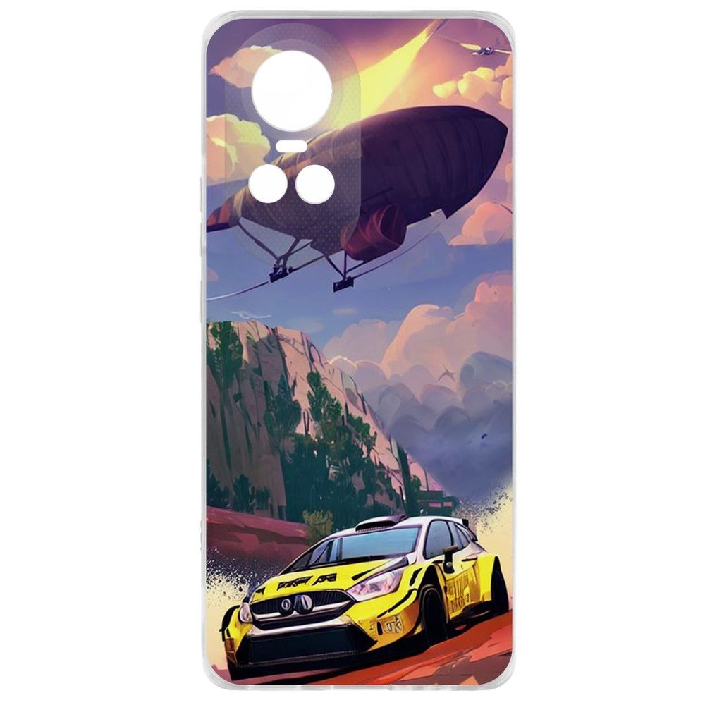 

Чехол-накладка Krutoff Clear Case Гонка для Oppo Reno10 Pro 5G, Прозрачный
