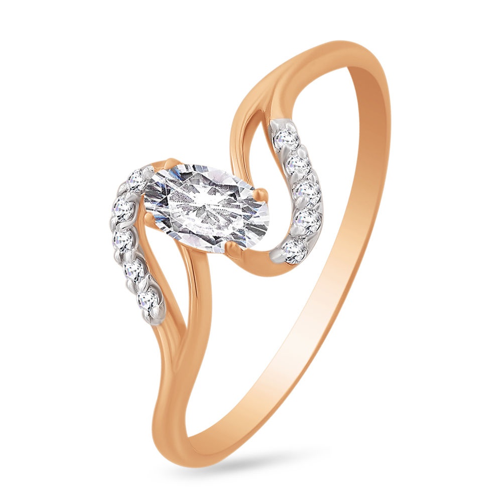 

Кольцо из красного золота р. , 585Gold 301009355, фианит, 301009355