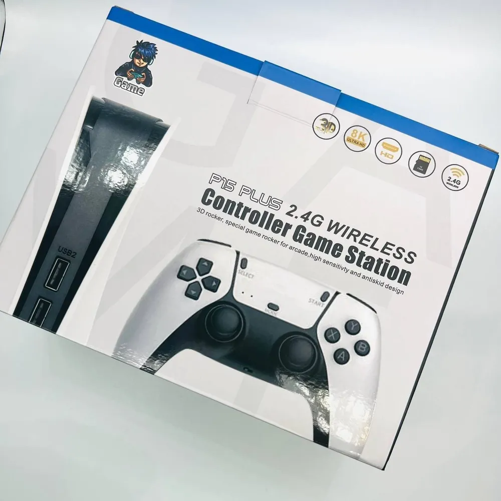 

Приставка 8/16bit NoBrand P15 Plus для Dendy; PlayStation 1, 1000 игр, Белый, P15 Plus