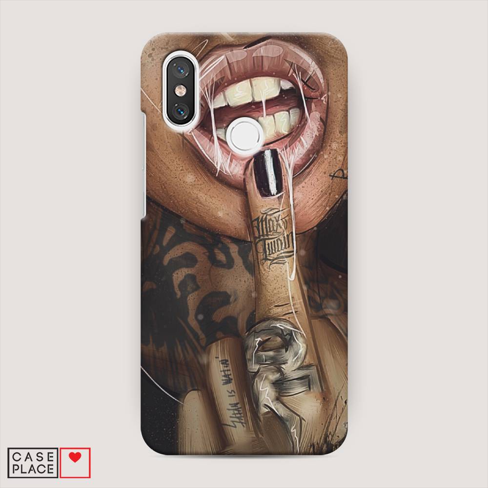 

Пластиковый чехол "Девушка с татуировками" на Xiaomi Mi 8, 33520-7