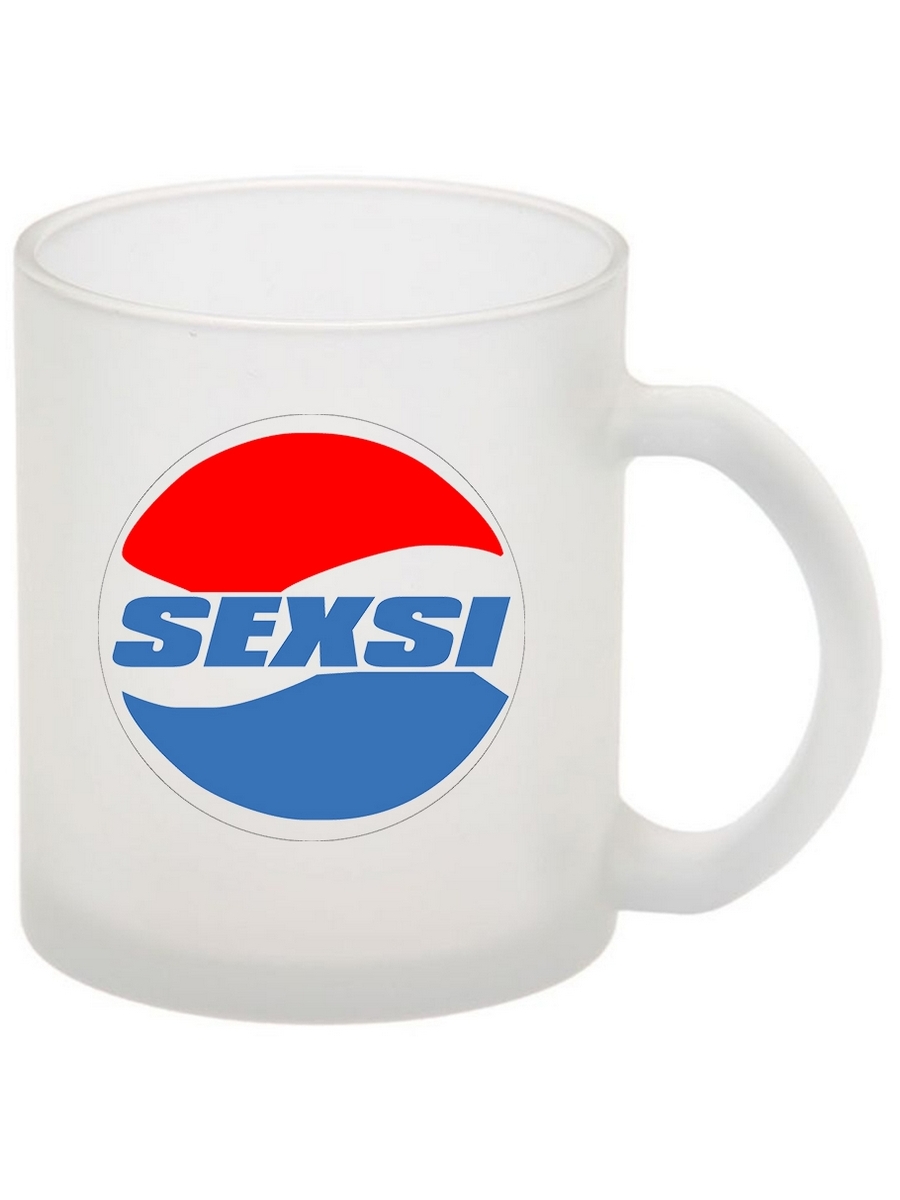 фото Кружка drabs стеклянная матовая sexsi - pepsi