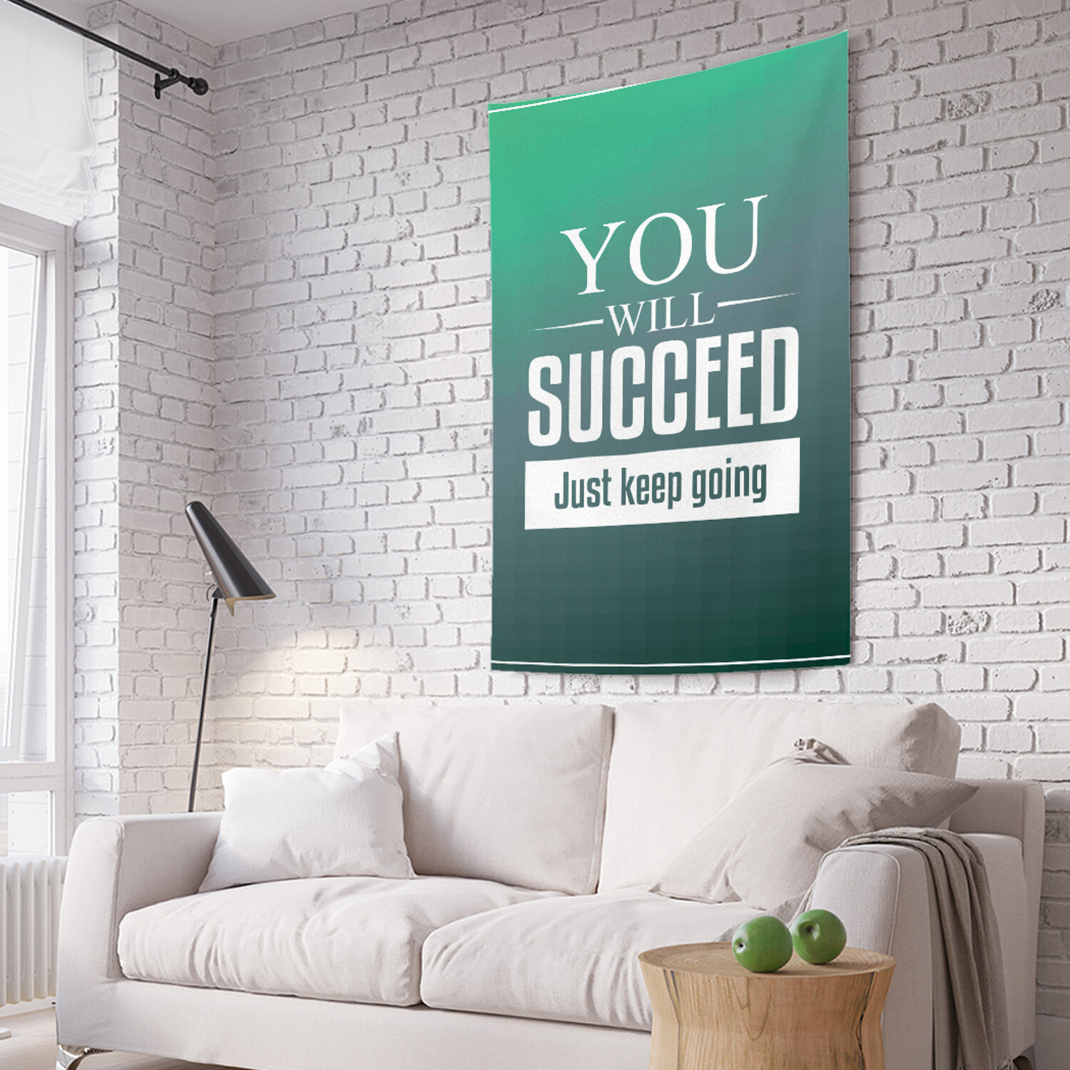 

Вертикальное фотопанно JoyArty У тебя все получится просто продолжай идти 150x200 см, У тебя все получится, просто продолжай идти