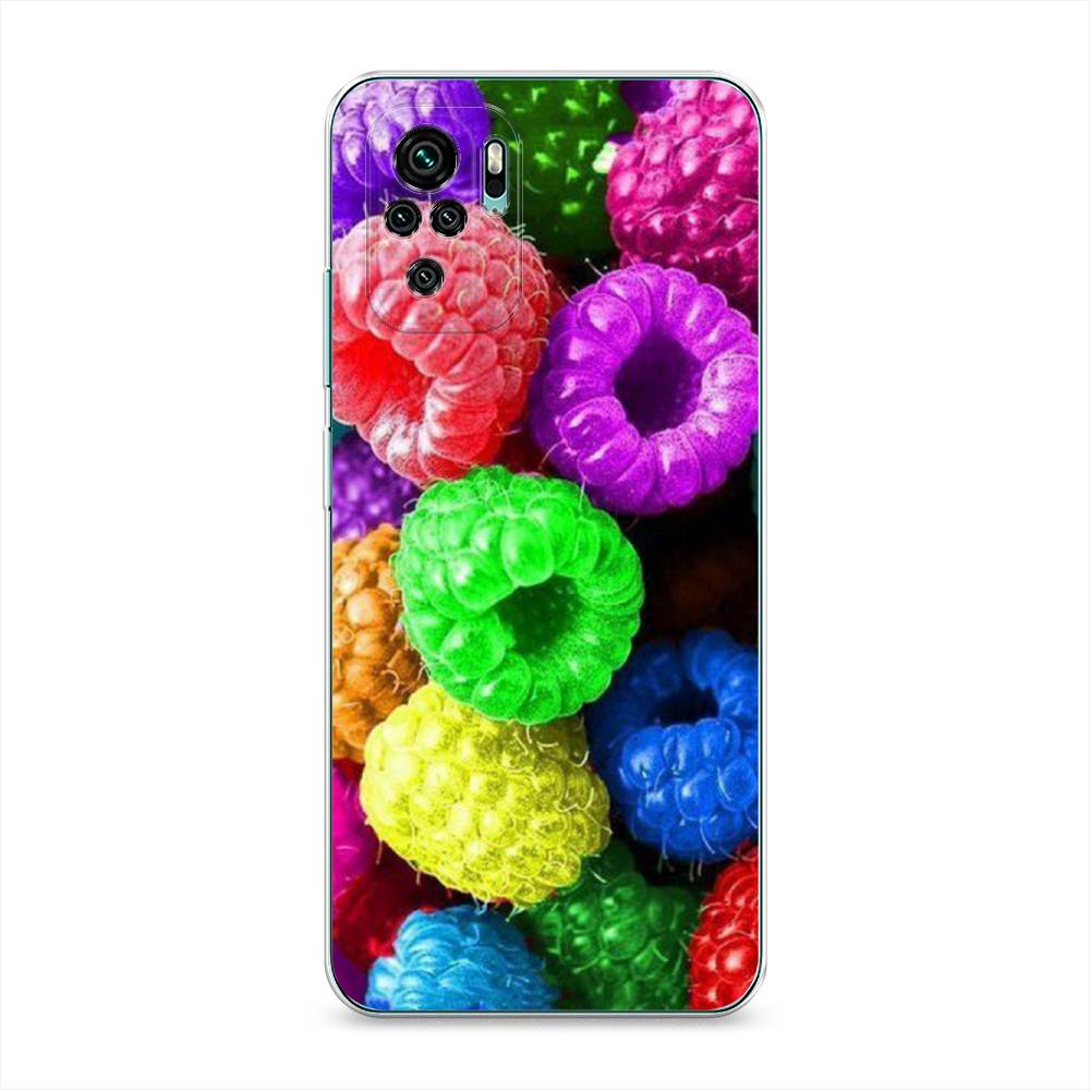 фото Чехол awog "разноцветная малина" для xiaomi redmi note 10