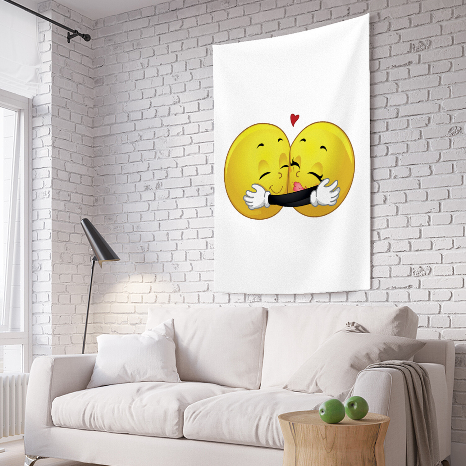 

Вертикальное фотопанно на стену JoyArty Колобки обнимаются 150x200 см, Колобки обнимаются