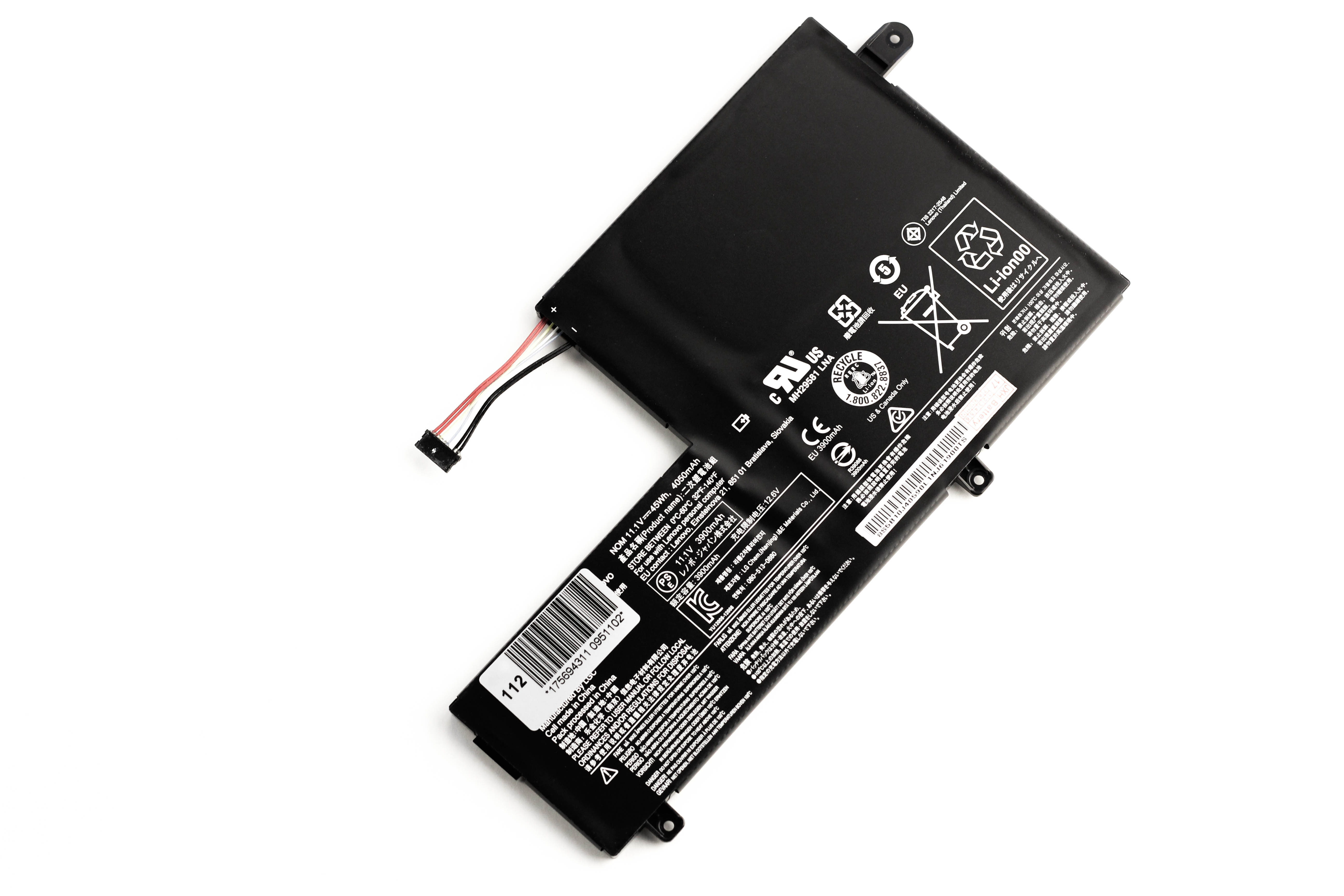 

Аккумулятор для ноутбука Lenovo 500S-14ISK (11.1V 4050mAh) L14L3P21 L14M3P21