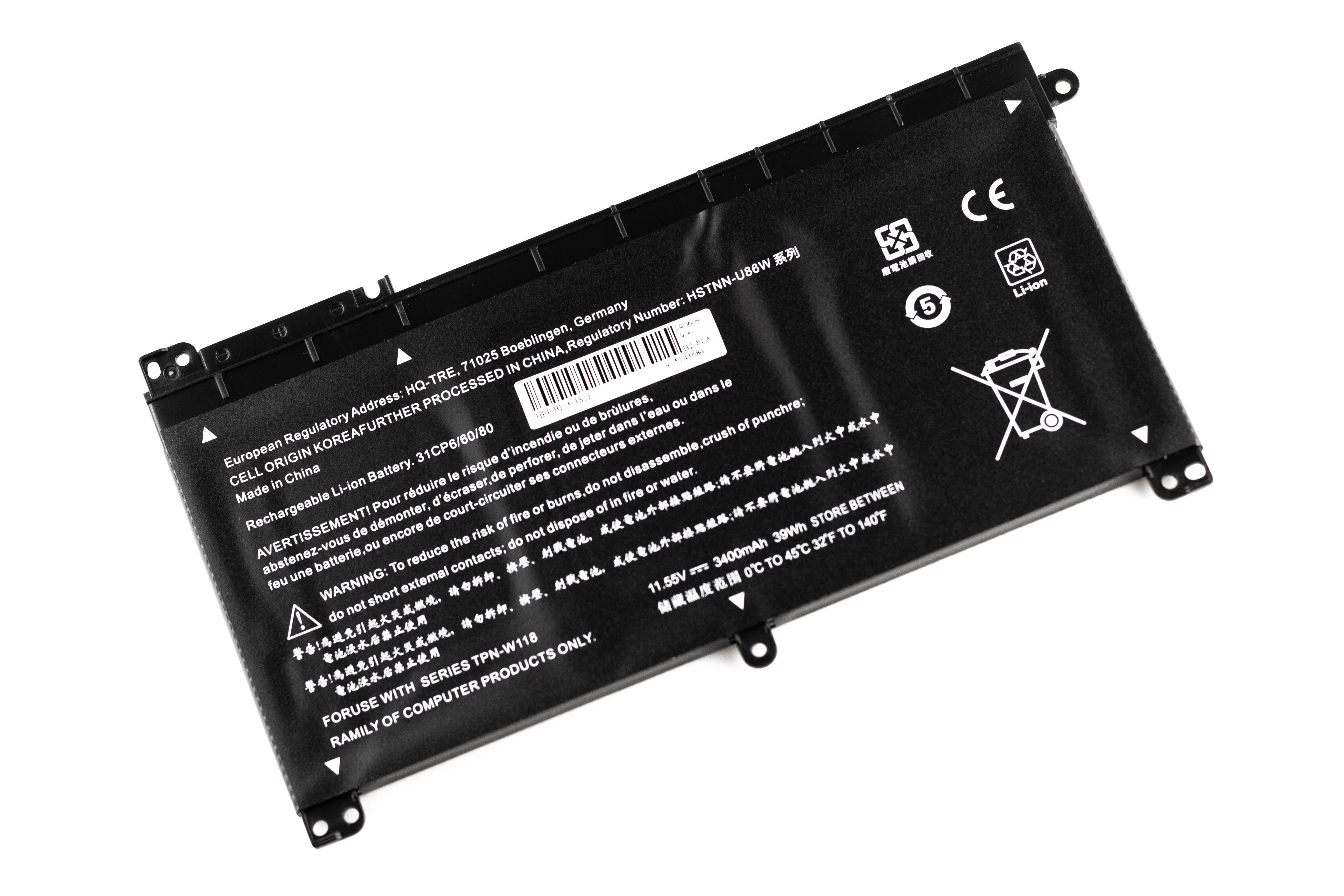 

Аккумулятор для ноутбука HP 11 G1 m3-u (11.55V 3400mAh) BI03XL HSTNN-LB7P