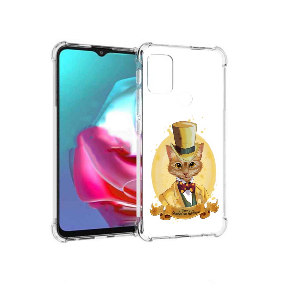 

Чехол MyPads Tocco для Motorola Moto G кот юрист (PT227061.346.401), Прозрачный, Tocco