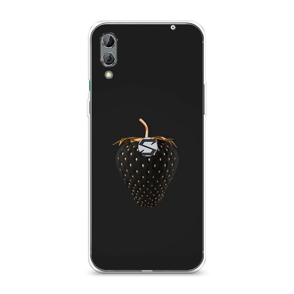 

Чехол Awog на Xiaomi Black Shark 2 "Черно-золотая клубника", Разноцветный, 36350-10