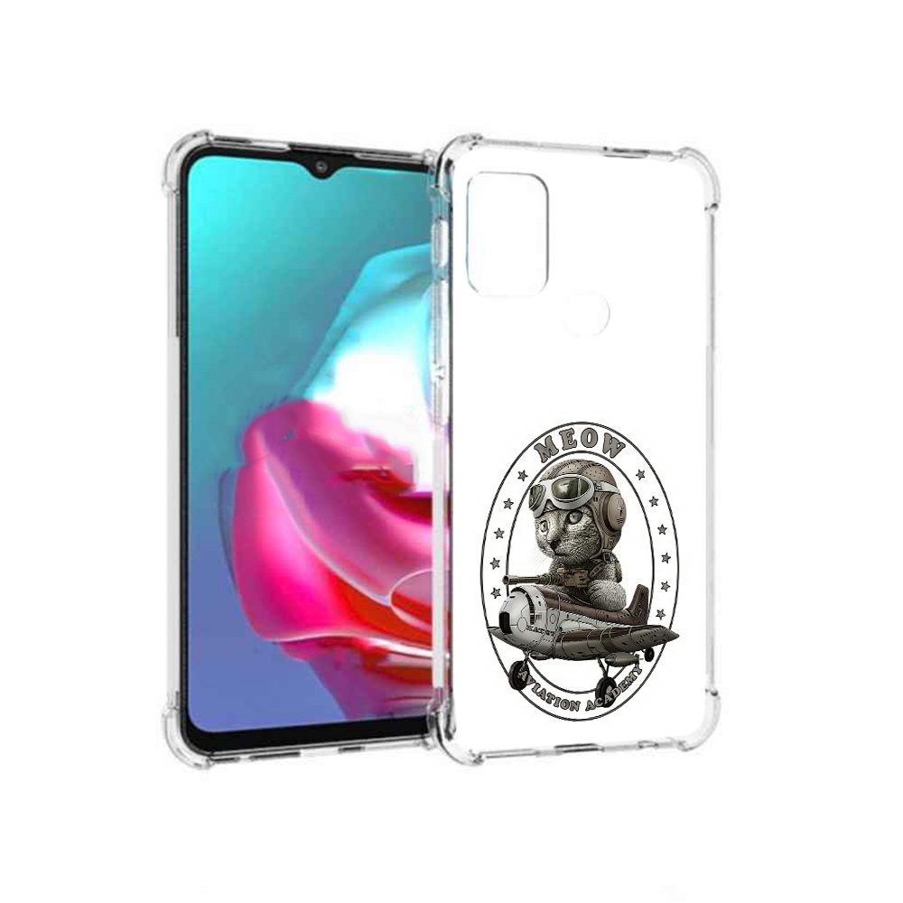 

Чехол MyPads Tocco для Motorola Moto G кот в самолете (PT227061.346.395), Прозрачный, Tocco