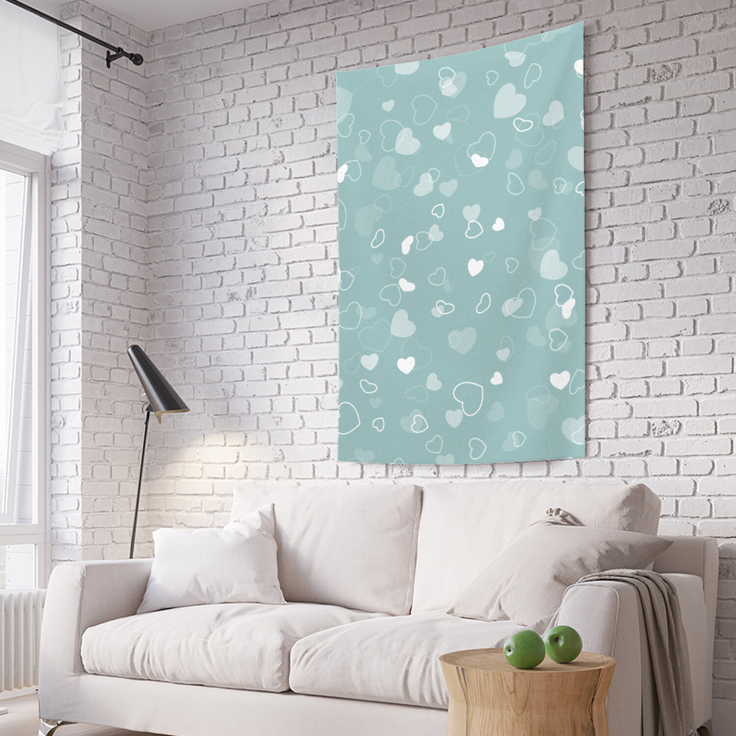 

Вертикальное фотопанно на стену JoyArty Дождь из сердец 150x200 см, Дождь из сердец
