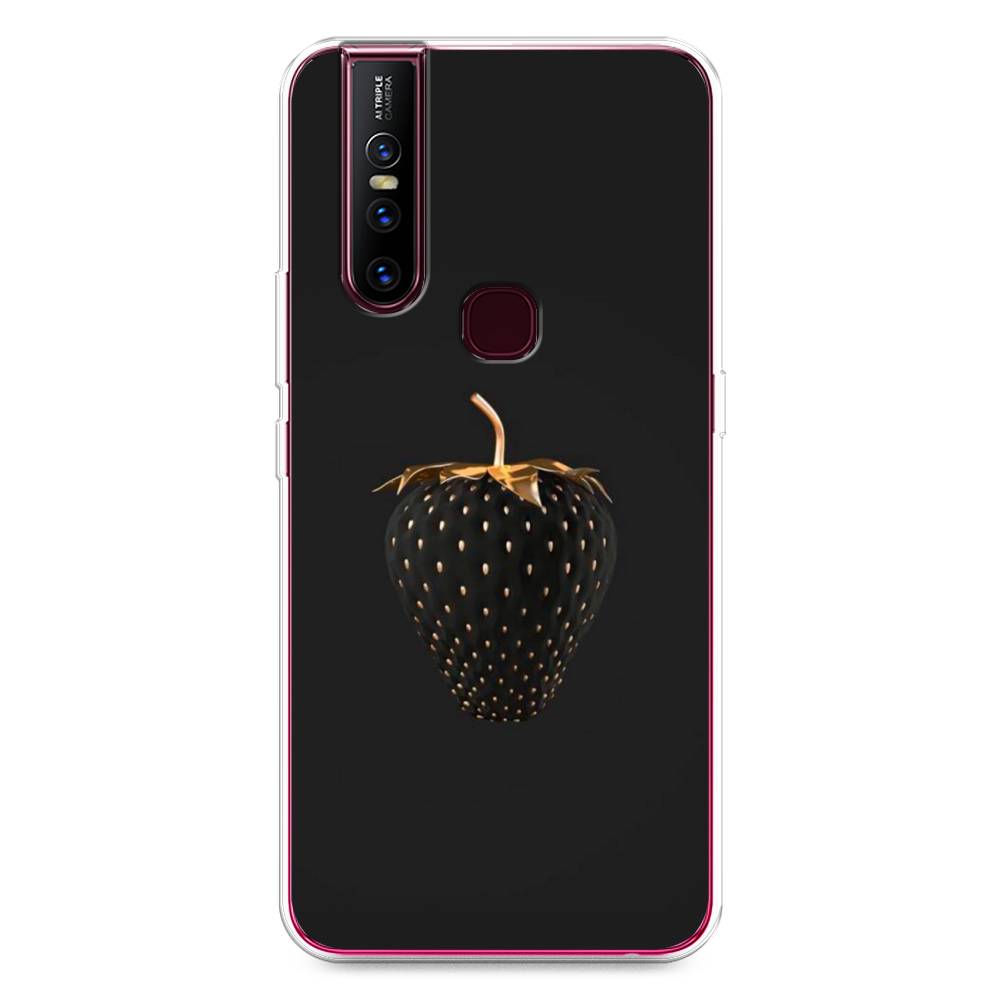 

Чехол Awog на Vivo V15 "Черно-золотая клубника", Разноцветный, 261050-10