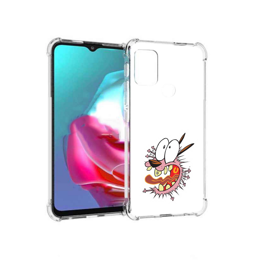 

Чехол MyPads Tocco для Motorola Moto G испуганный бобик (PT227061.346.381), Прозрачный, Tocco