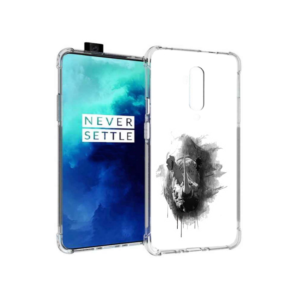 

Чехол MyPads Tocco для OnePlus 7T Pro носорог (PT139735.142.523), Прозрачный, Tocco