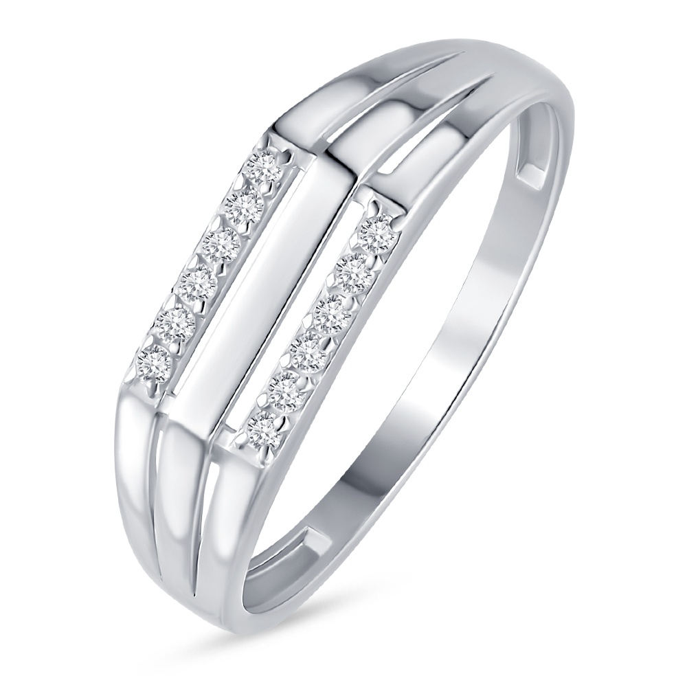 

Кольцо из серебра р.  585Gold 701013458, фианит, 701013458
