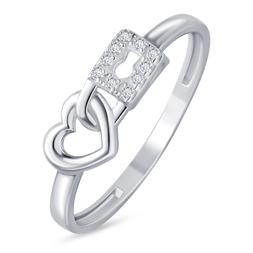 

Кольцо из серебра р. , 585Gold 701013497, фианит, 701013497