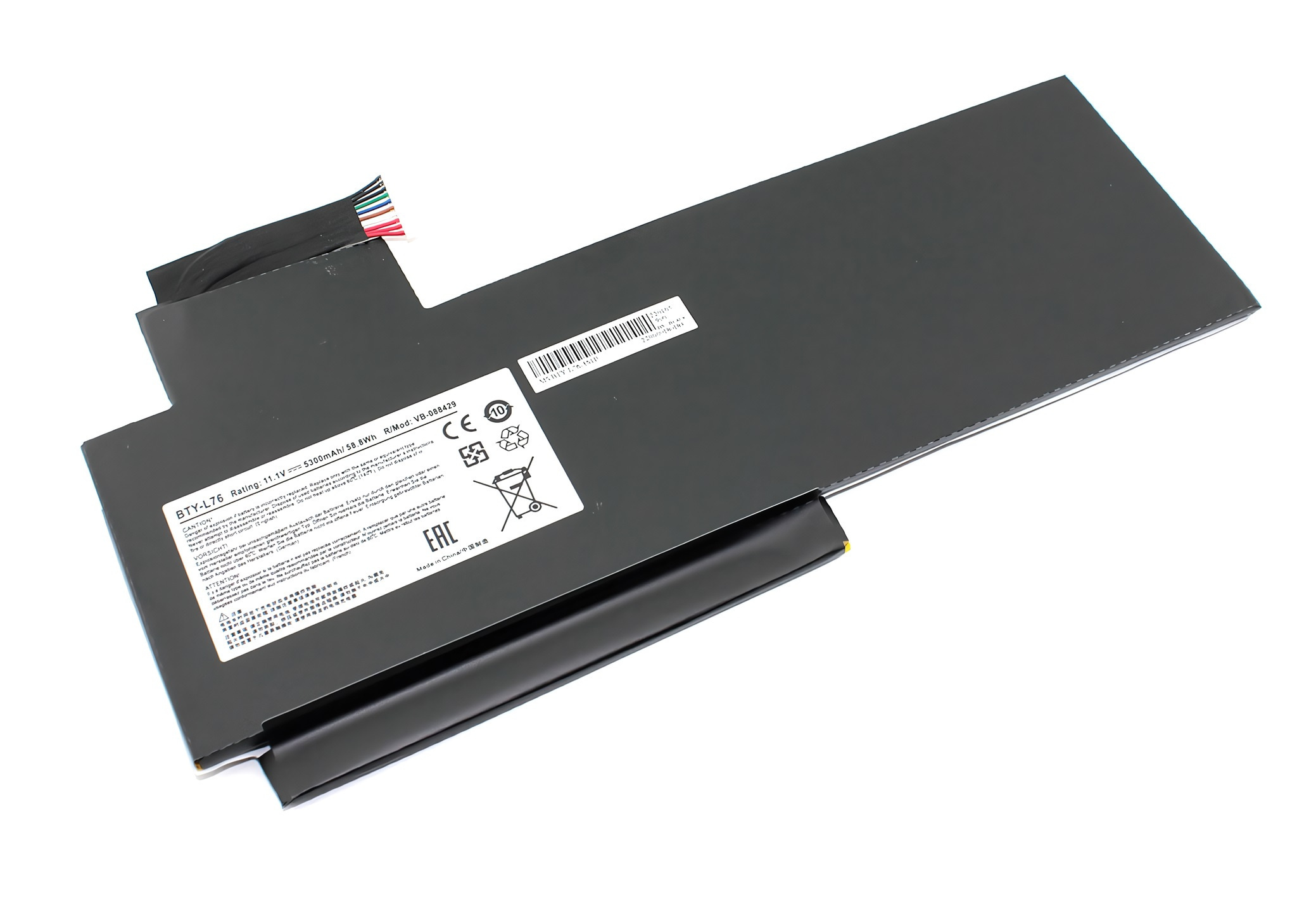 

Аккумулятор для ноутбука ноутбука MSI GS70 GS72 (11.1V 5300mAh) BTY-L76