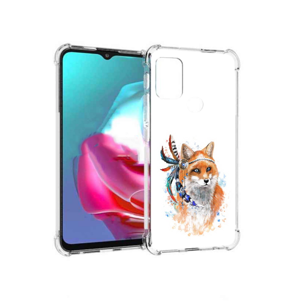 

Чехол MyPads Tocco для Motorola Moto G инду лиса (PT227061.346.377), Прозрачный, Tocco