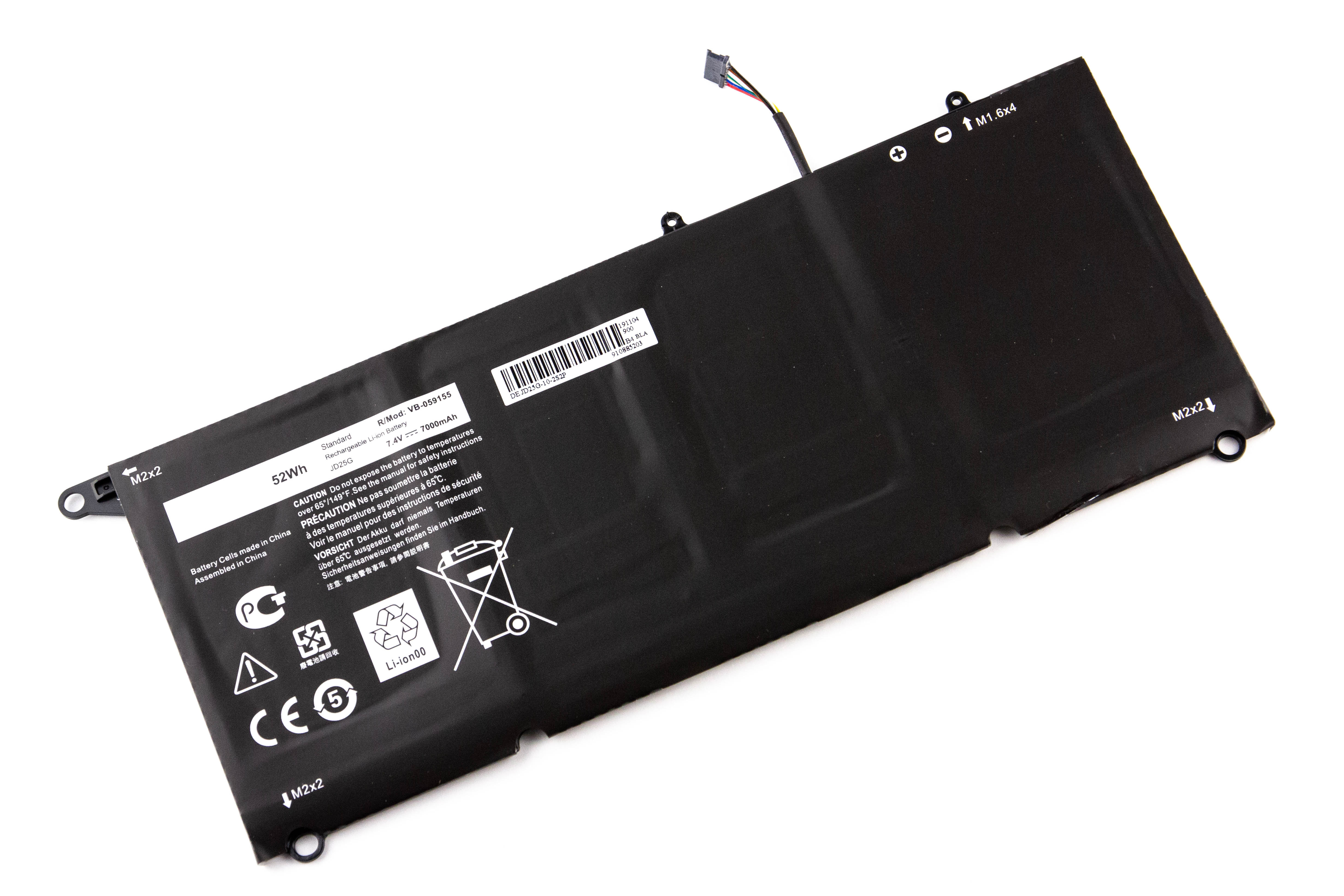 

Аккумулятор для ноутбука Dell XPS 13-9550 (7.4V 7000mAh) JD25G