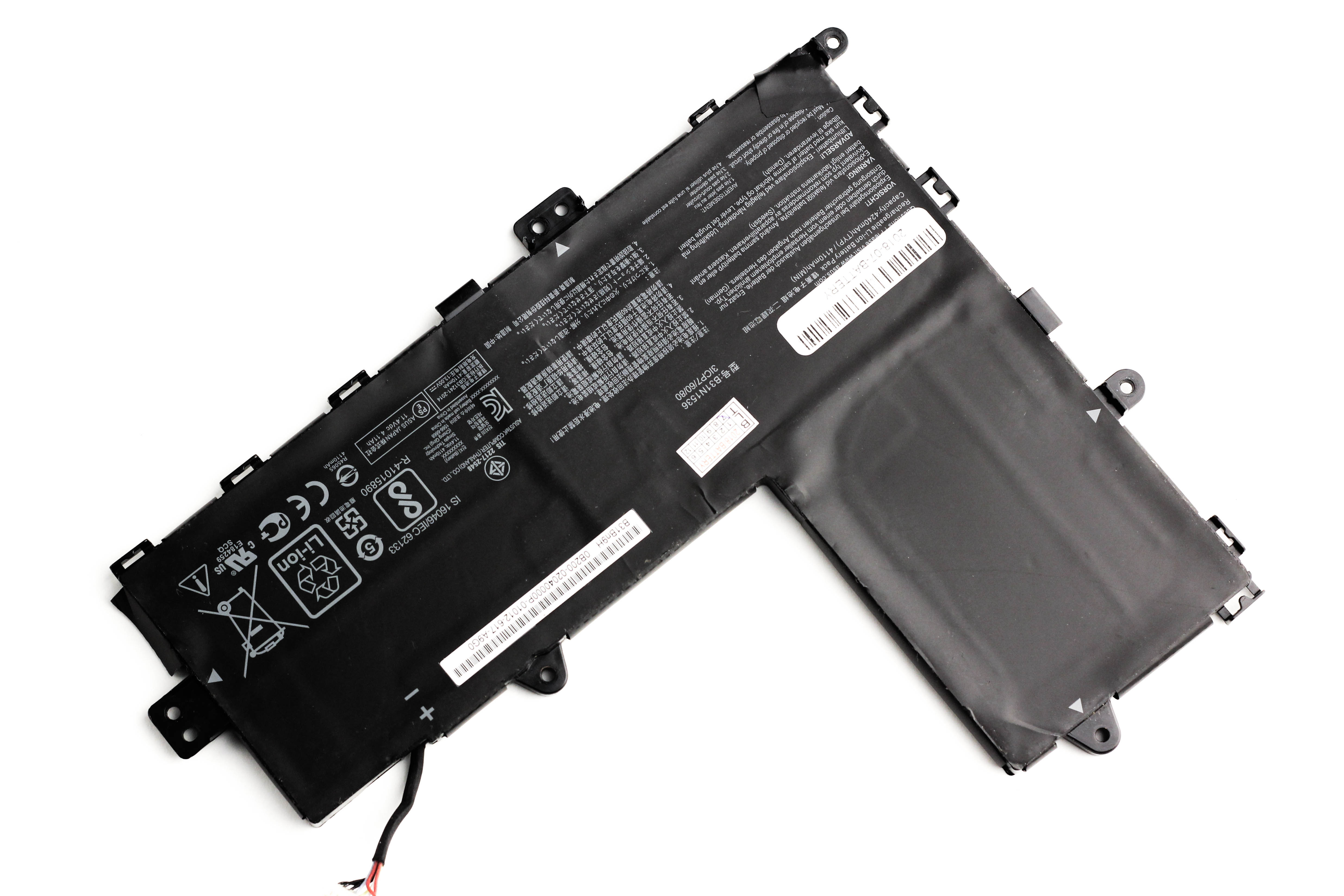 

Аккумулятор для ноутбука Asus TP201SA (11.4V 4240mAh 48Wh) ORG B31N1536