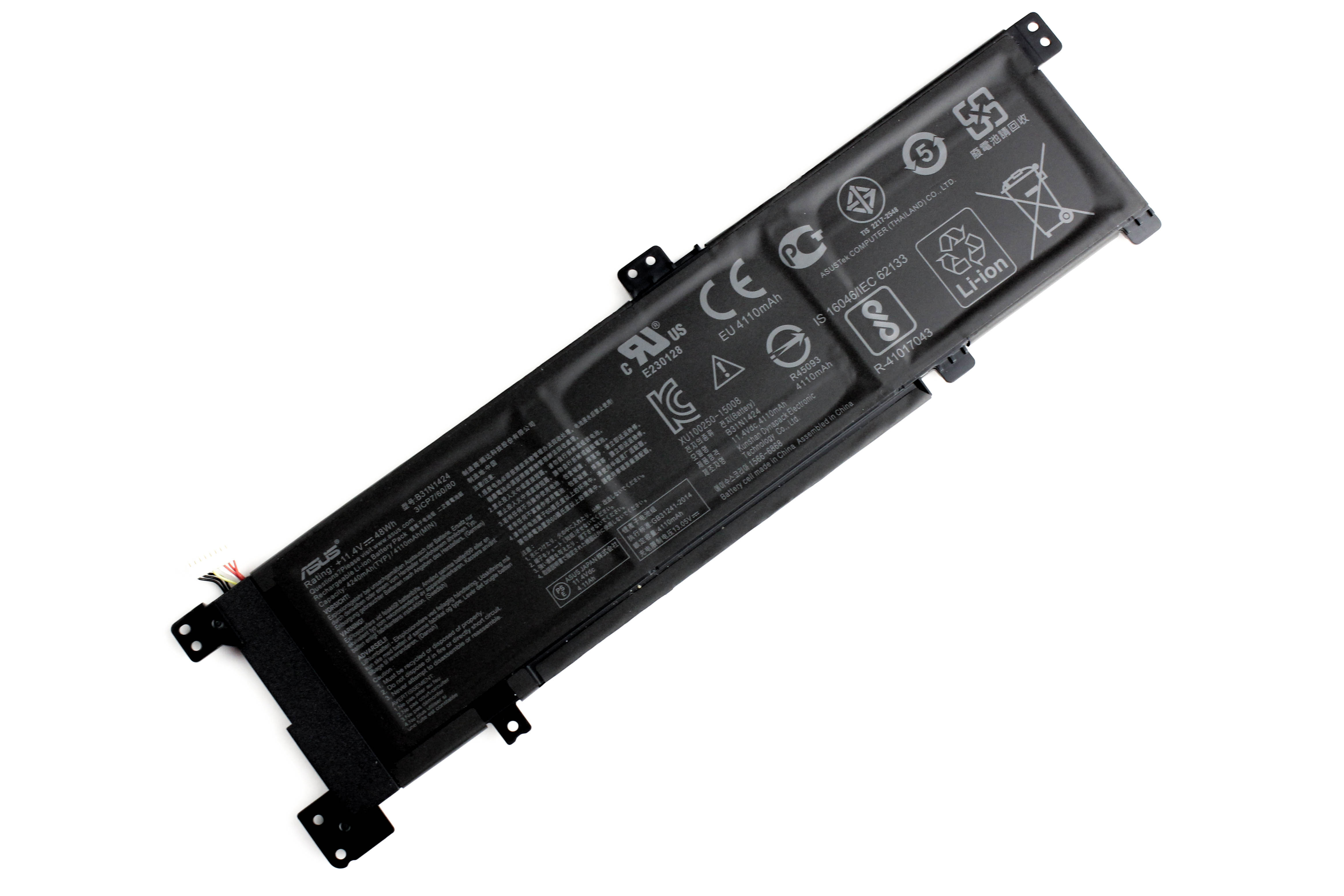 

Аккумулятор для ноутбука Asus K401L K401L ORG (11.4V 4110mAh) B31N1424