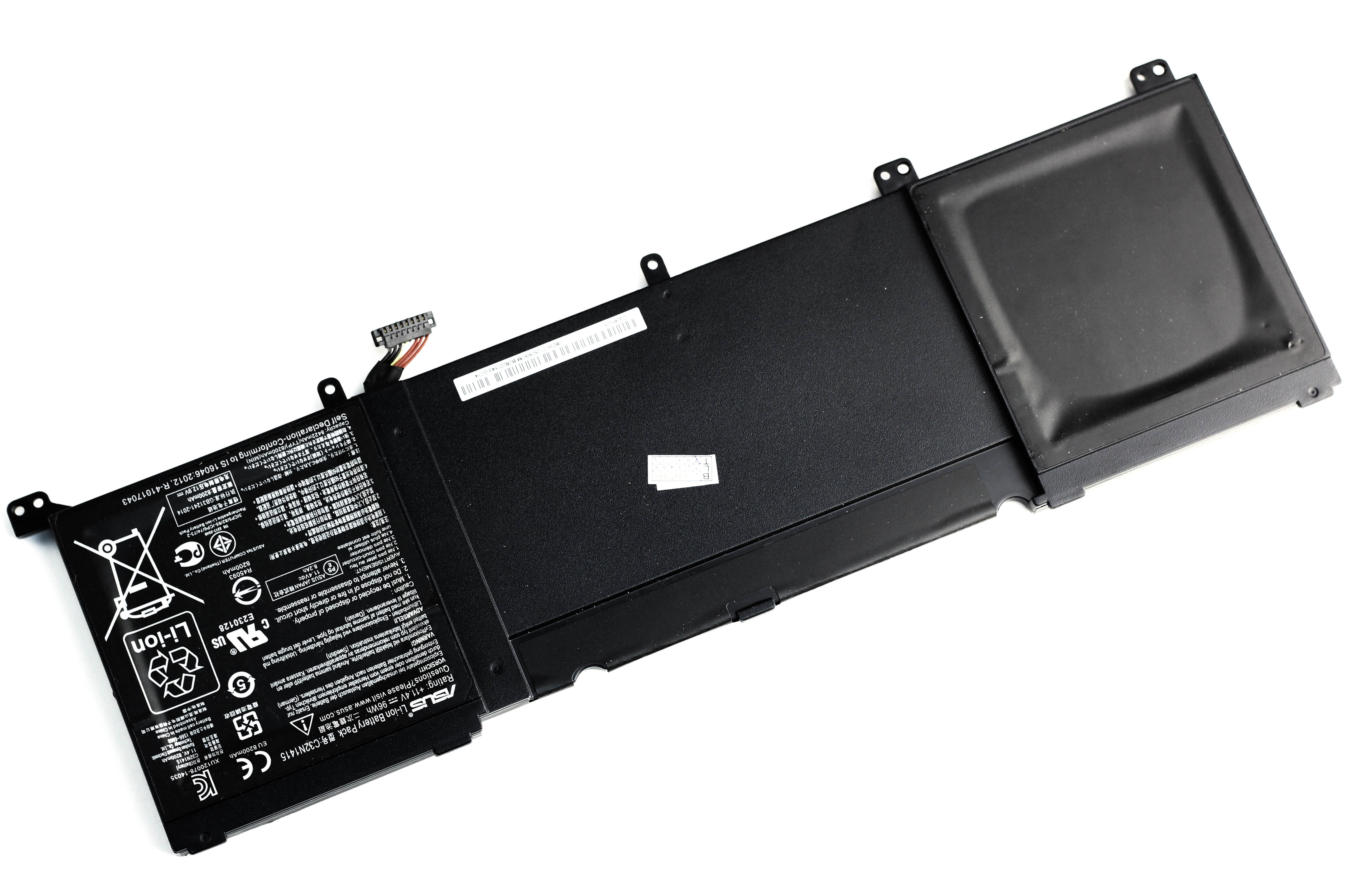 

Аккумулятор для ноутбука Asus UX501JW ORG (11.4V 8200mAh) C32N1415