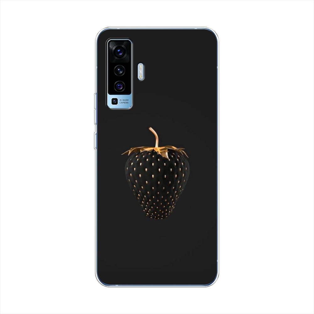 

Чехол Awog на Vivo X50 "Черно-золотая клубника", Разноцветный, 262250-10