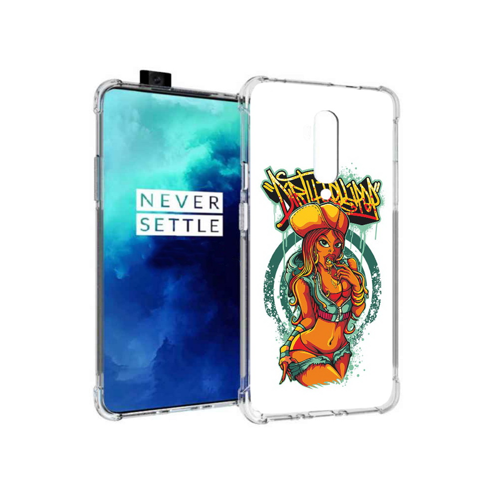 

Чехол MyPads Tocco для OnePlus 7T Pro нарисованная девушка комикс (PT139735.142.500), Прозрачный, Tocco