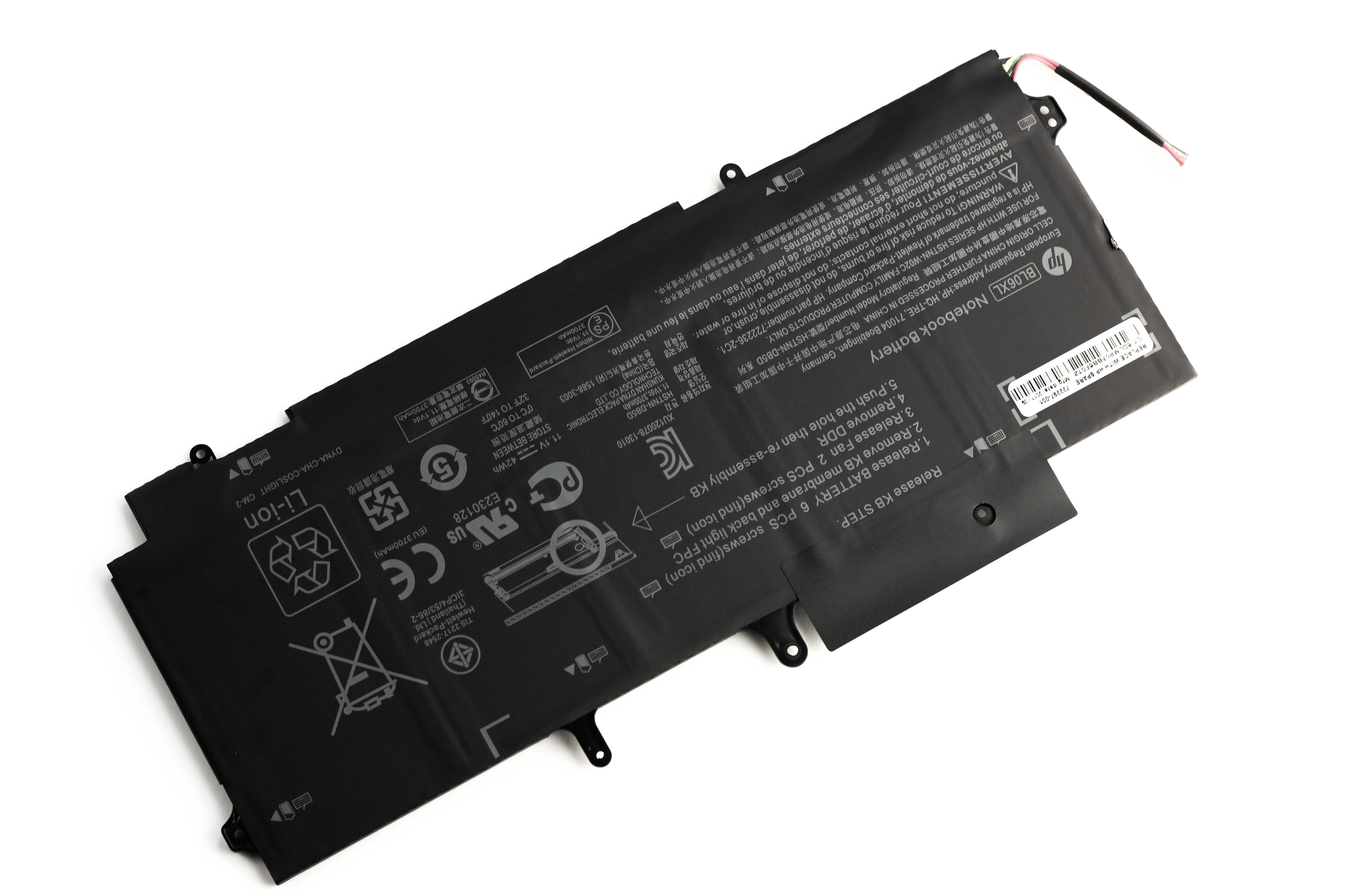 

Аккумулятор для ноутбука HP 1040 G1 ORG (11.1V 3700mAh) 722297-001 BL06042XL