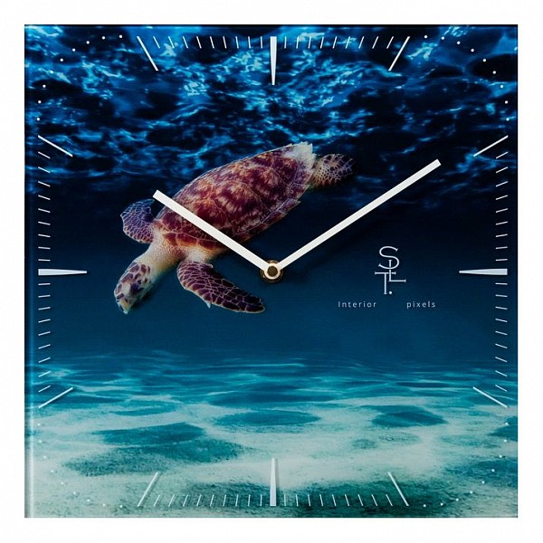 фото Настенные часы (30x3x30 см) slt 5808 turtle
