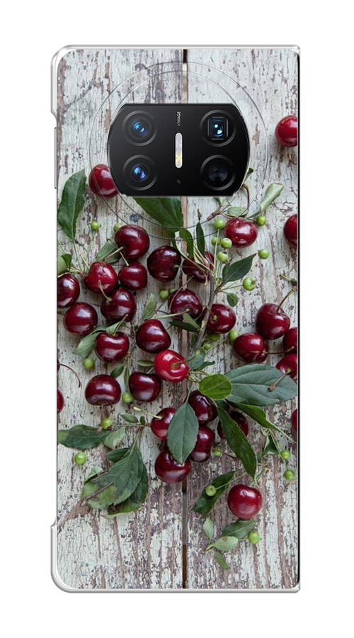 

Чехол на Huawei Mate X3 "Вишня", Бордовый;зеленый;серый, 6122450-1