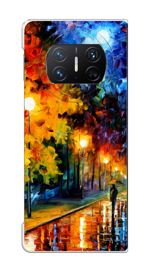 

Чехол на Huawei Mate X3 "Безлюдная улочка", Оранжевый;желтый;синий, 6122450-1