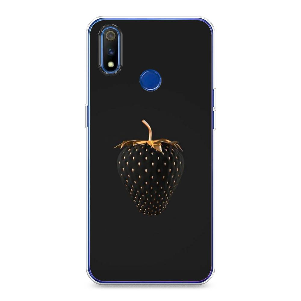 

Чехол Awog на Realme 3 Pro "Черно-золотая клубника", Разноцветный, 251250-10