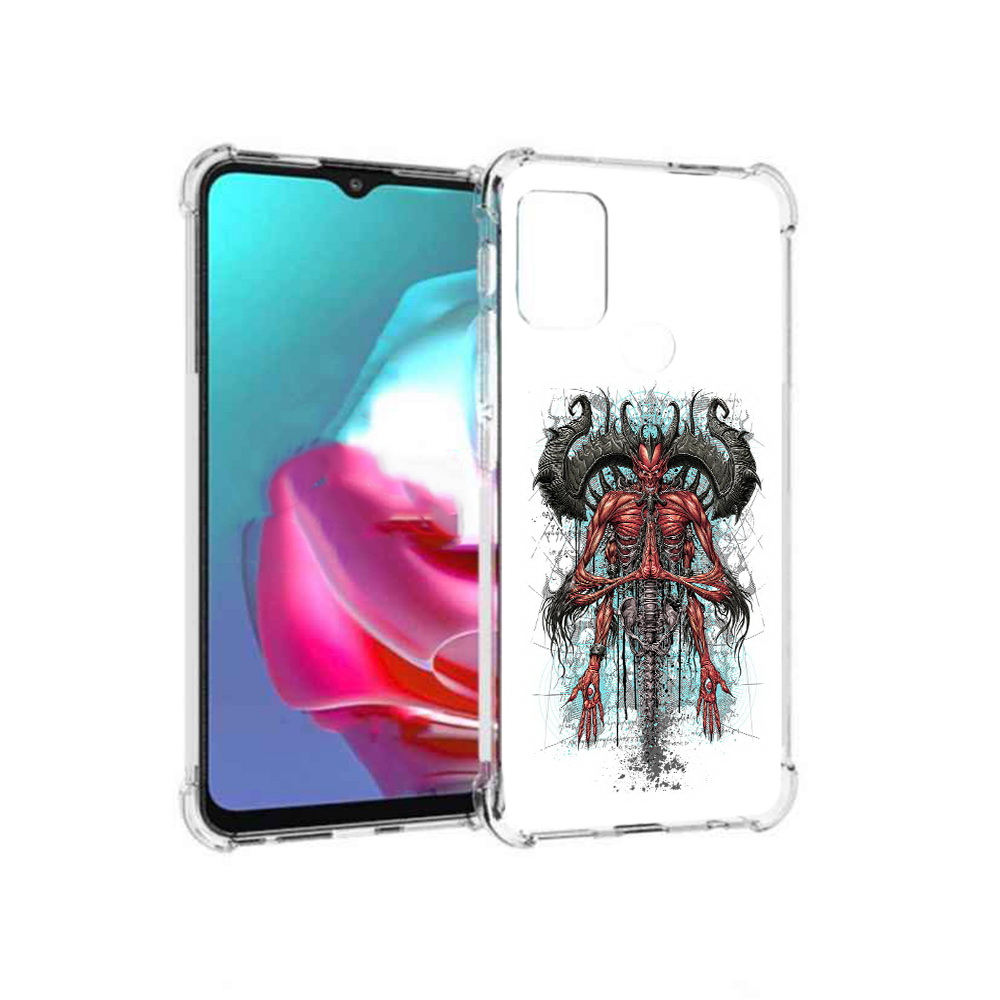 

Чехол MyPads Tocco для Motorola Moto G дьявол (PT227061.346.340), Прозрачный, Tocco