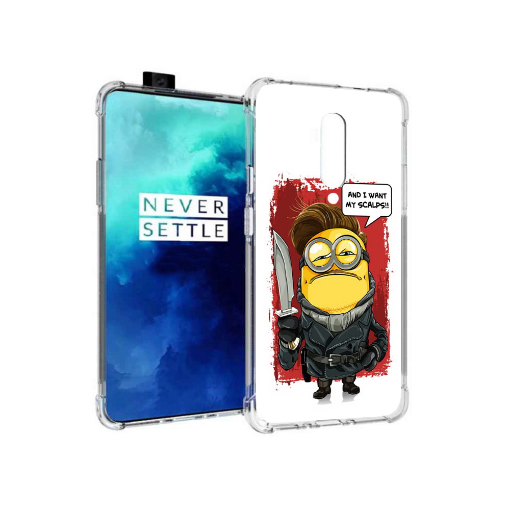 

Чехол MyPads Tocco для OnePlus 7T Pro миньон убийца (PT139735.142.477), Прозрачный, Tocco