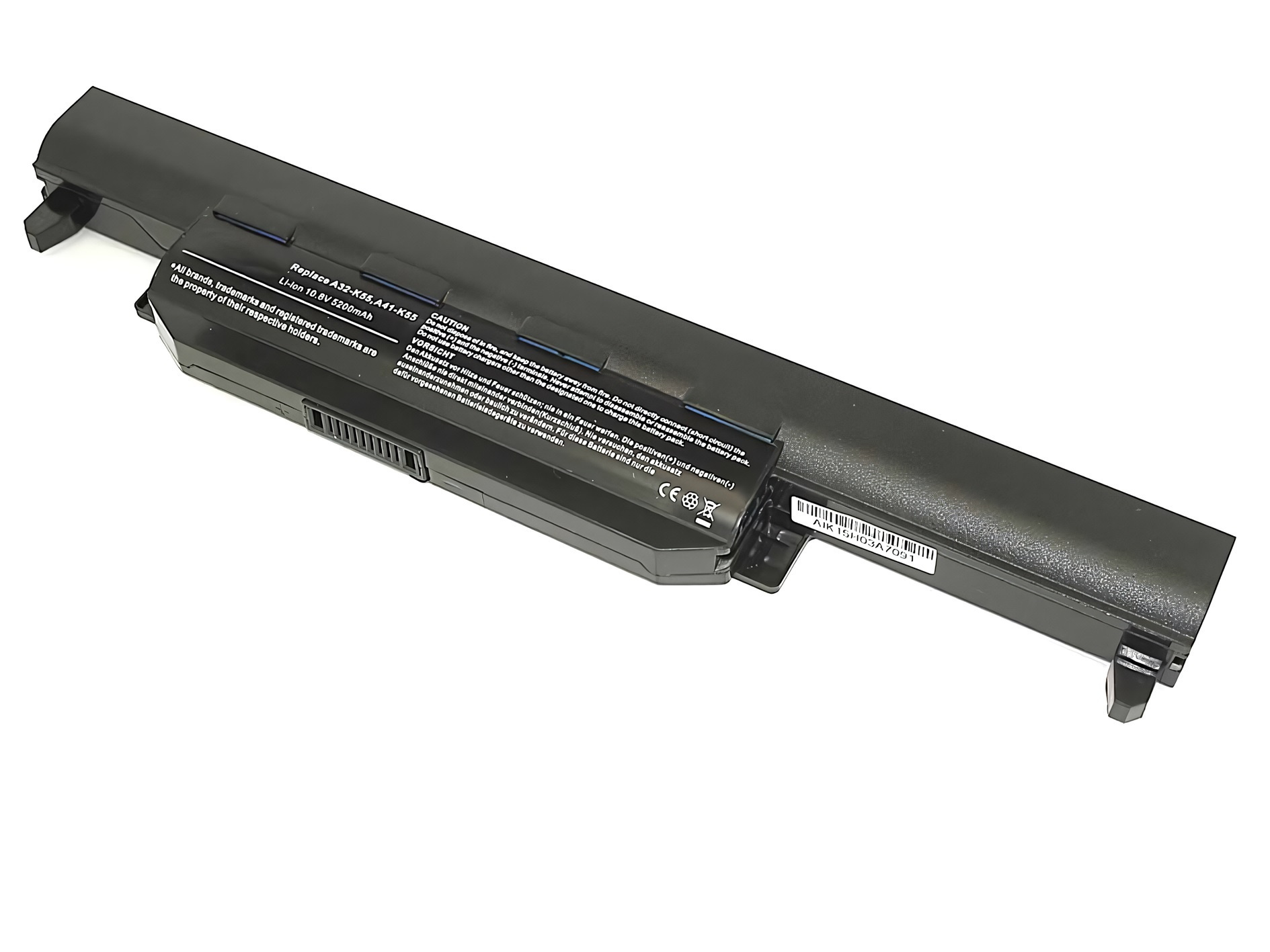 

Аккумулятор для ноутбука Asus K55D K75D A45 (10.8V 4400mAh) A32-K55 A33-K55 A41-K55