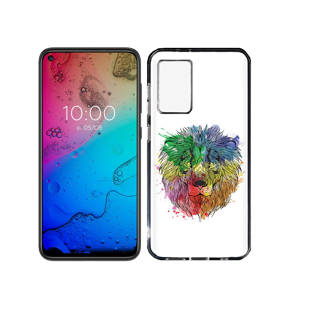 

Чехол MyPads Tocco для BQ Aurora разноцветный гордый лев, Прозрачный, Tocco