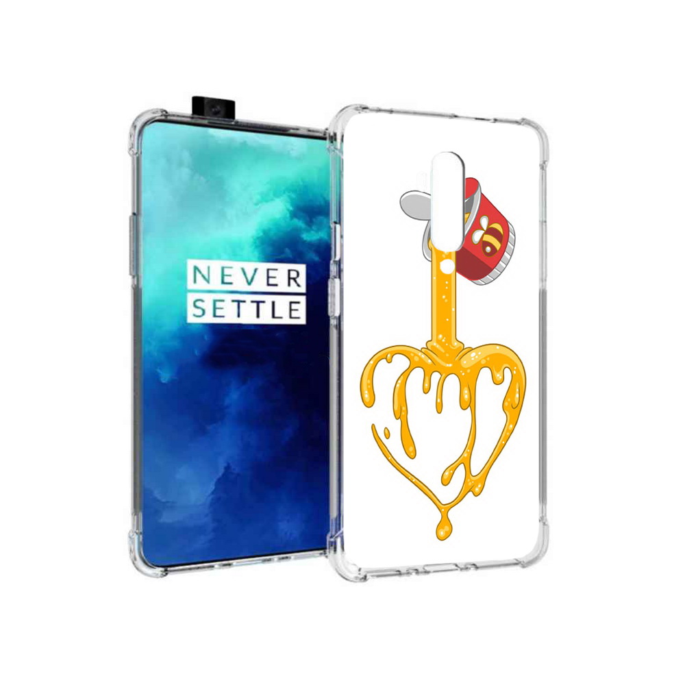 

Чехол MyPads Tocco для OnePlus 7T Pro медовое сердце (PT139735.142.471), Прозрачный, Tocco