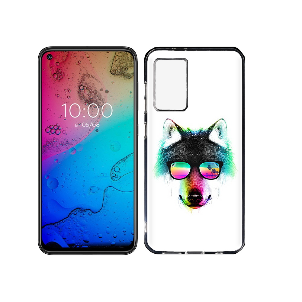 

Чехол MyPads Tocco для BQ Aurora радужный волк, Прозрачный, Tocco