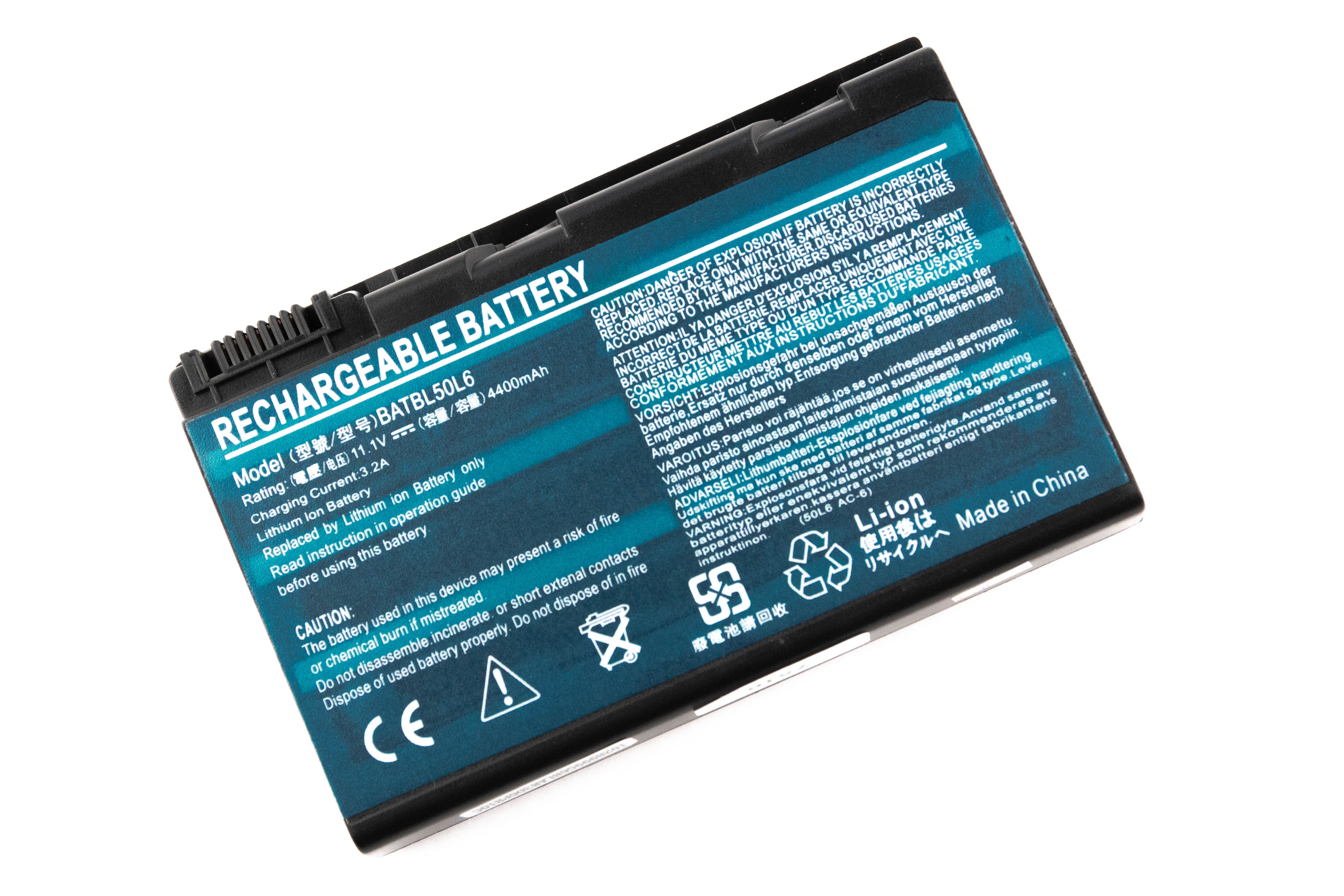 

Аккумулятор для ноутбука Acer 3100 5100 (11.1V 4400mAh) BATBL50L4 BATBL50L6