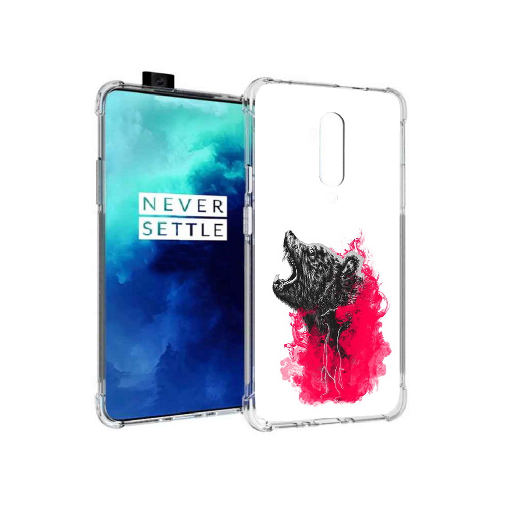 

Чехол MyPads Tocco для OnePlus 7T Pro медведь в дымке (PT139735.142.463), Прозрачный, Tocco