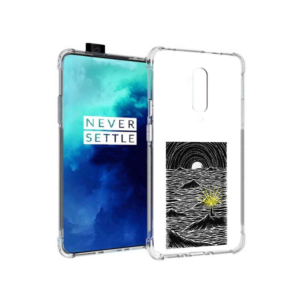 

Чехол MyPads Tocco для OnePlus 7T Pro маяк в черно белом море (PT139735.142.460), Прозрачный, Tocco