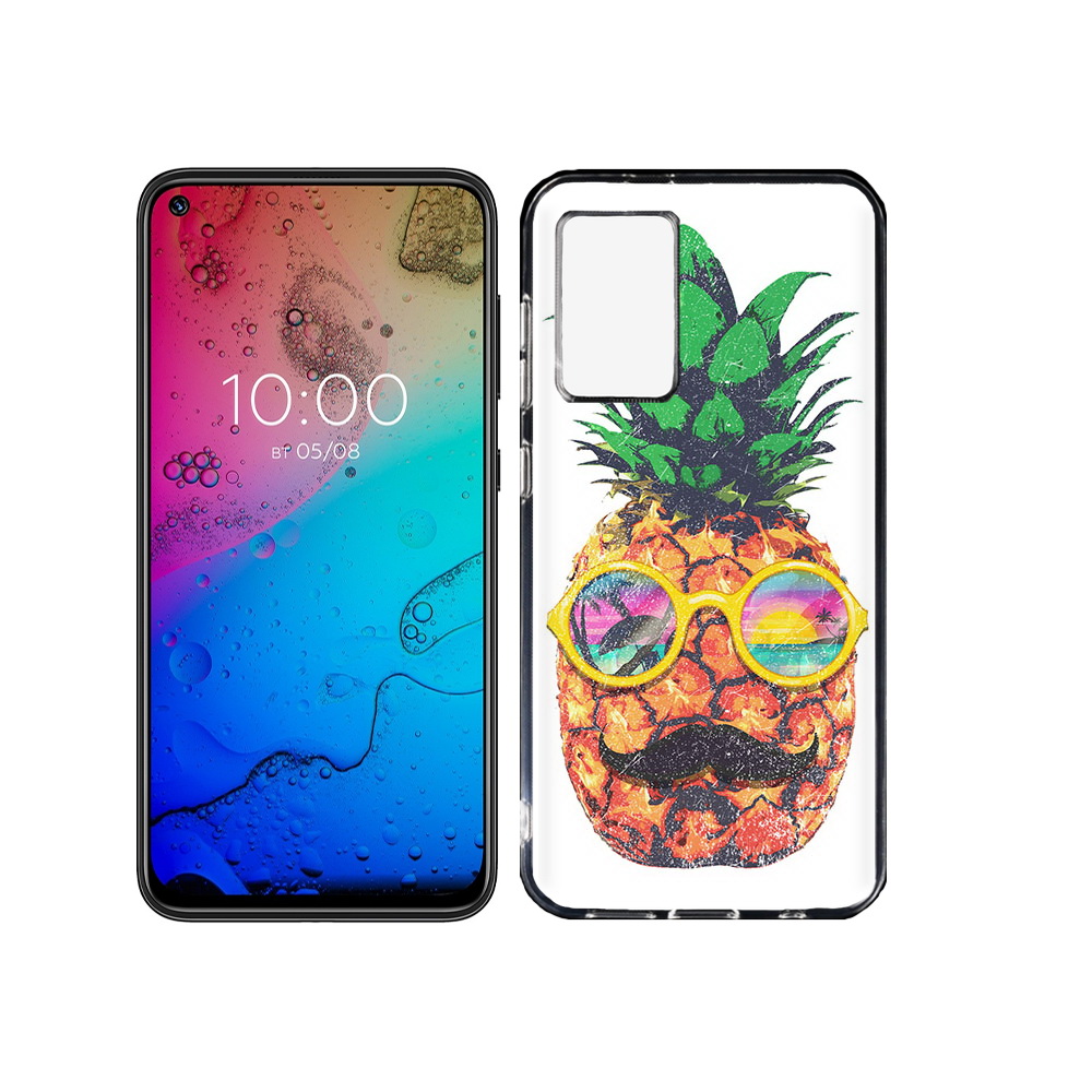

Чехол MyPads Tocco для BQ Aurora прикольный ананас с лицом, Прозрачный, Tocco