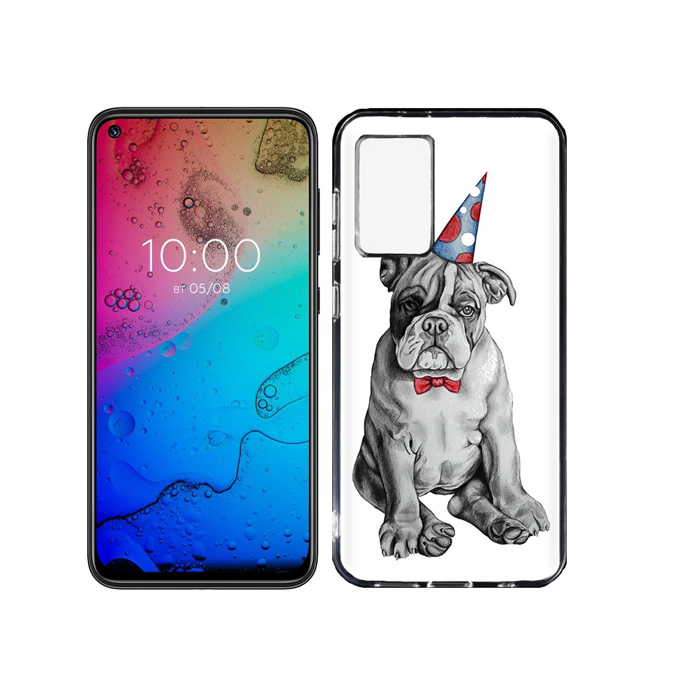 

Чехол MyPads Tocco для BQ Aurora праздничный щенок, Прозрачный, Tocco
