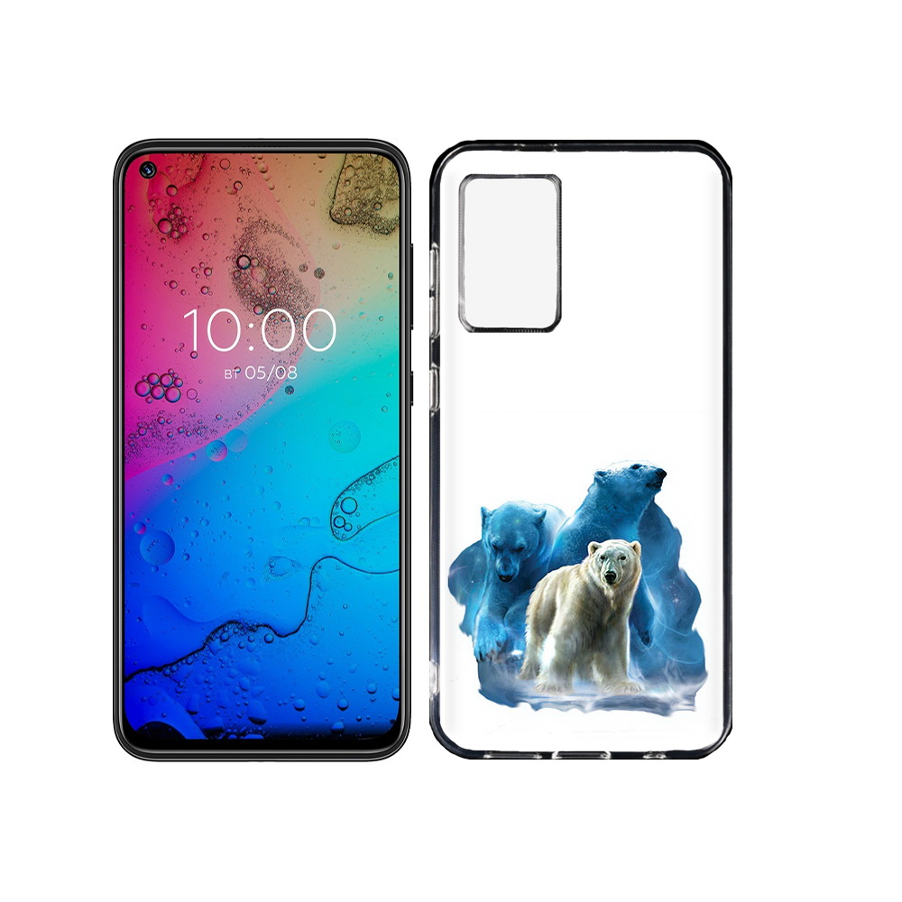 

Чехол MyPads Tocco для BQ Aurora полярный медведь, Прозрачный, Tocco