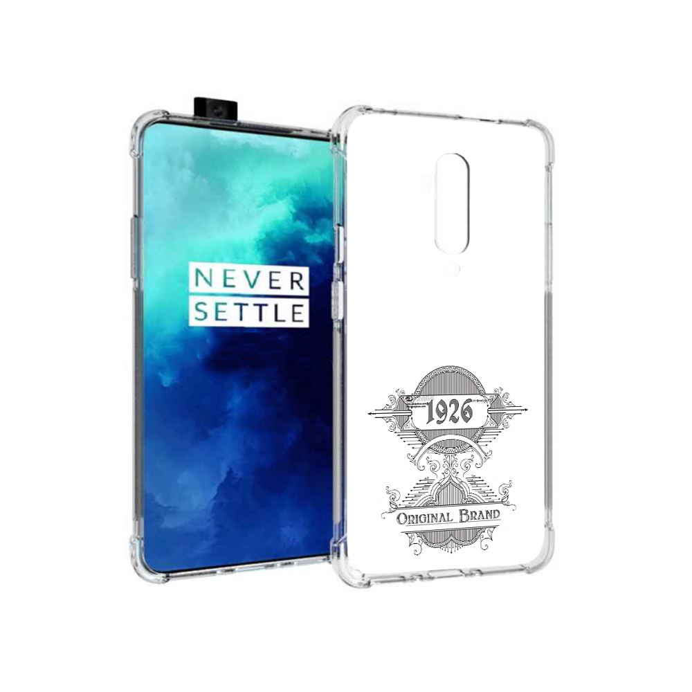 

Чехол MyPads Tocco для OnePlus 7T Pro логотип черно белый (PT139735.142.446), Прозрачный, Tocco